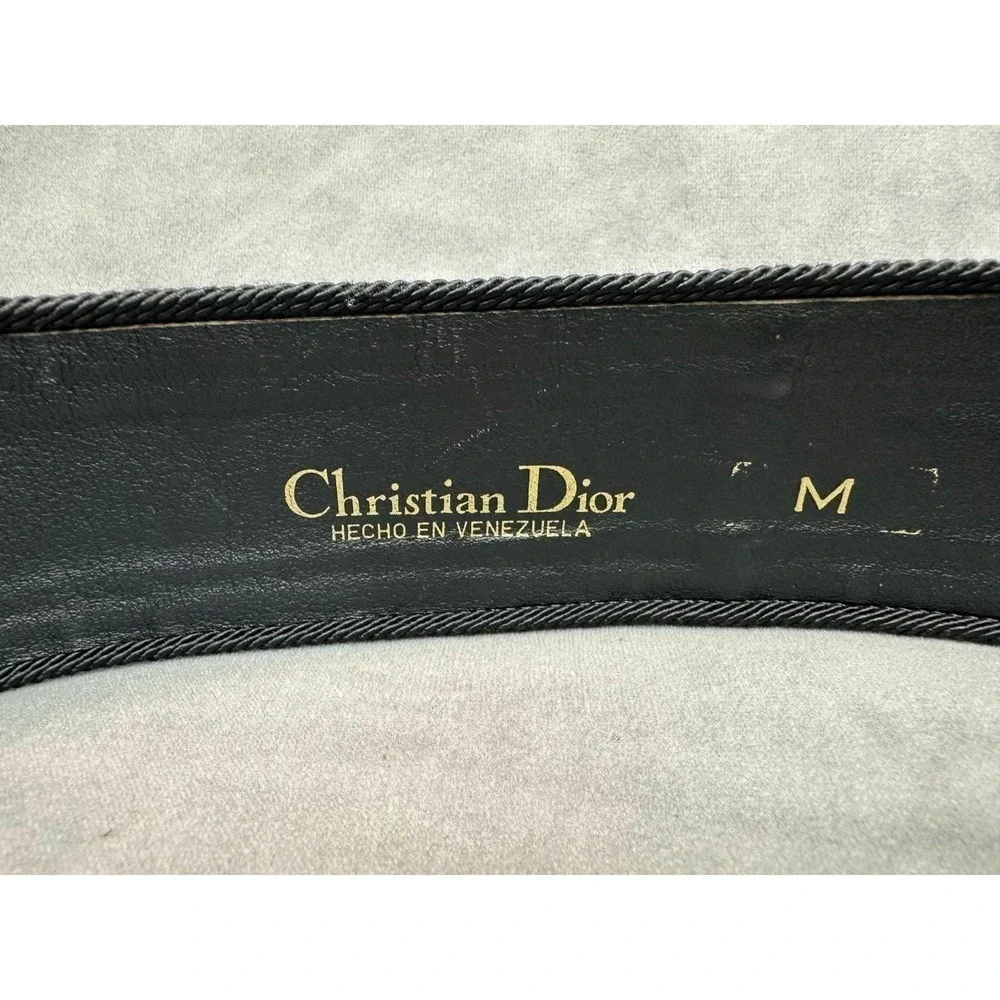 Authentiс Vintage Christian Dior Belt‎ Gold Ornate Baroque Buckle 70-80s